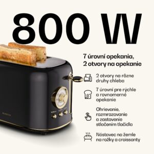 Klarstein Victoria raňajaková sada, hriankovač, kanvica a kávovar