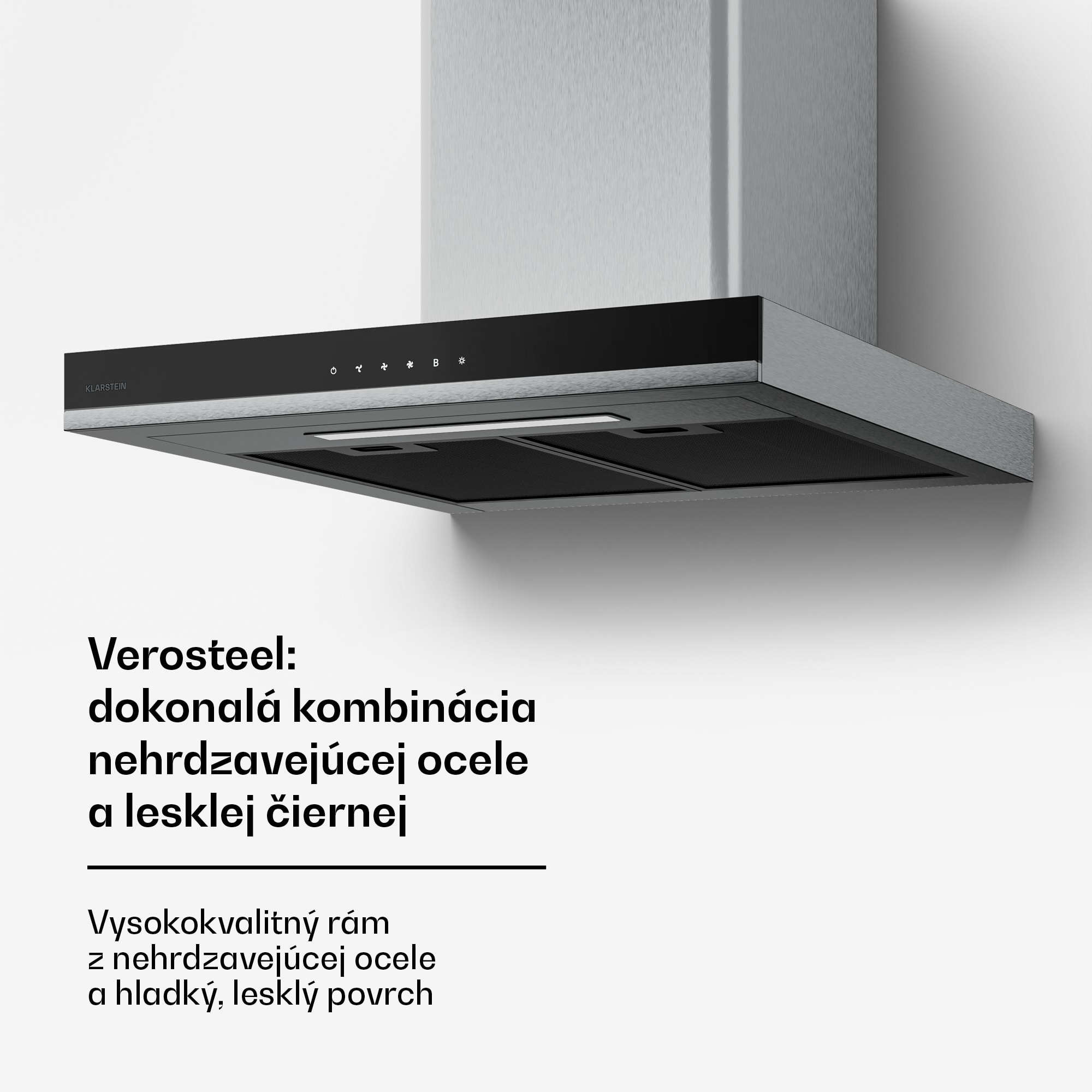 Klarstein Verosteel indukčná varná doska + Verosteel digestor | 60 cm – Obrázok 3