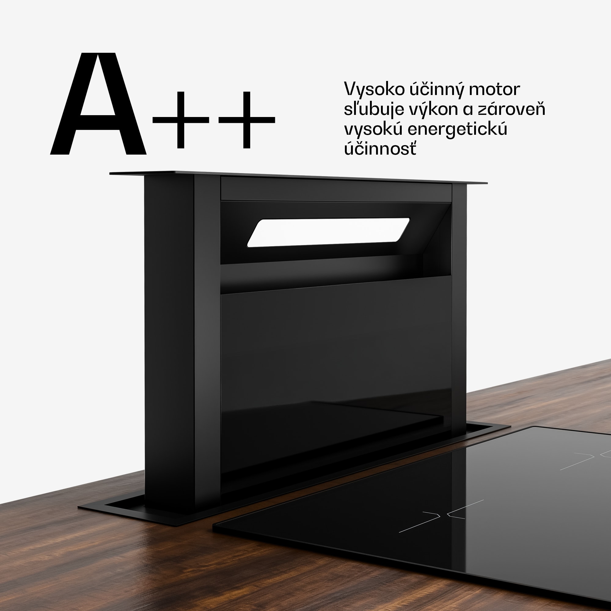 Klarstein Velaire indukčná varná doska + Velaire digestor | Minimalistický | 60 cm – Obrázok 2