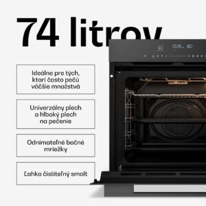 Klarstein Velaire indukčná varná doska + Velaire vstavaná rúra + Velaire teleskopický digestor | 60 cm