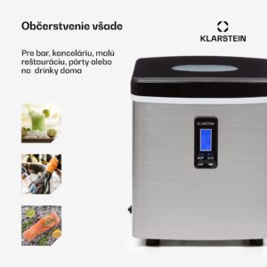 Klarstein Mr. Black-Frost, výrobník ľadu, 150 W, stroj na výrobu ľadu