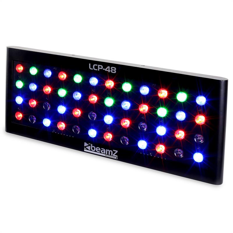 Beamz LCP-48, LED farebný panel, 48 x 1 W RGW, DMX – Obrázok 2