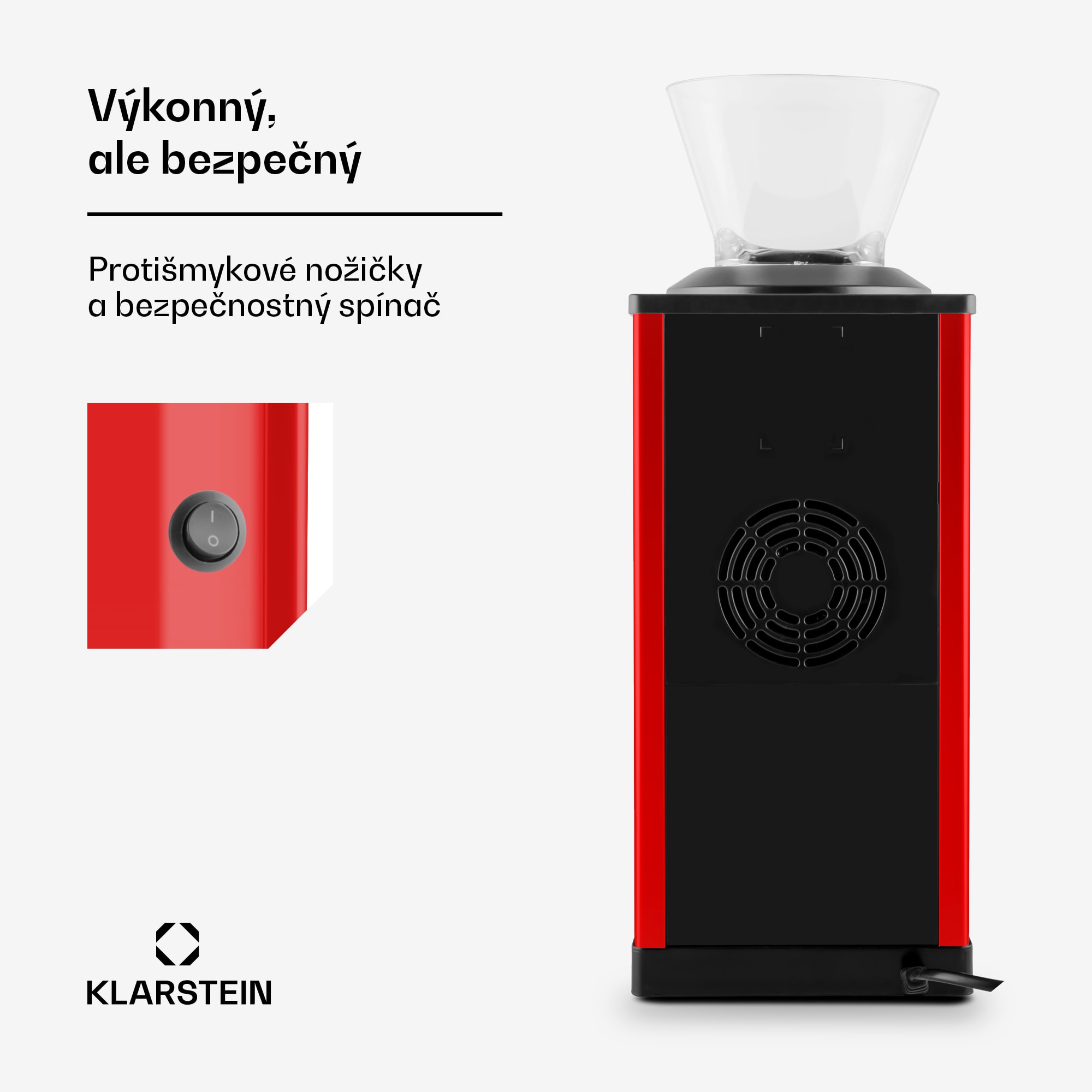 OneConcept Icebreaker, drvič ľadu, 15 kg/h, objem 3,5 l, zásobník na ľad, nehrdzavejúca oceľ, červený