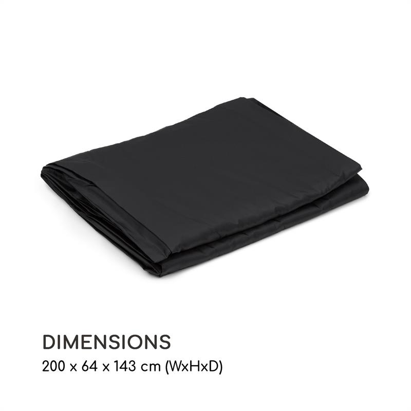 Blumfeldt Theia Raincover, ochranný kryt, 100 % polyester, ochrana v každom počasí, čierny – Obrázok 2