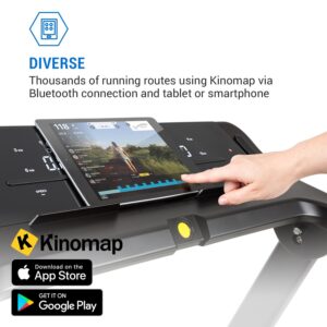Capital Sports Infinity Edge, bežecký pás, 1,5 HP, Bluetooth, LED dotykový displej