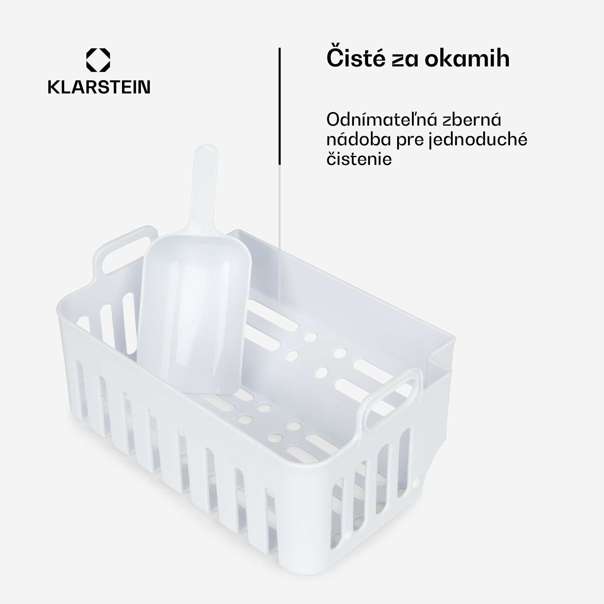 Klarstein Chillout, výrobník ľadu, oblé kúsky ľadu, 12 kg/24 h, nádrž 1,5 l, strieborný – Obrázok 3
