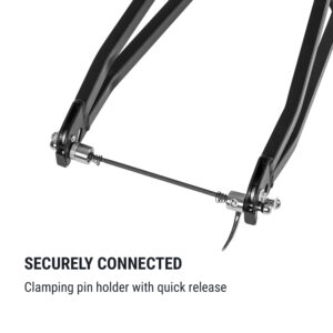 KLARFIT Companion Chaser, Príves na bicykel, 30 kg, 16", Multiplex, Breza