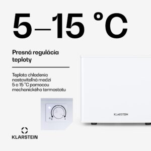 Klarstein SecretHiding, mini chladnička, 17 l, 2 úrovne, 26dB, termoelektrická