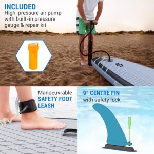Capital Sports Lanikai Cruiser 9.8, nafukovací paddelboard, súprava so SUP doskou, 305 × 77 × 10