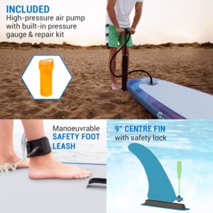 Capital Sports Lanikai Cruiser 9.8, nafukovací paddelboard, súprava so SUP doskou, 305 × 77 × 10
