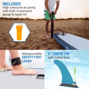 Capital Sports Lanikai Cruiser 9.8, nafukovací paddelboard, súprava so SUP doskou, 305 × 77 × 10