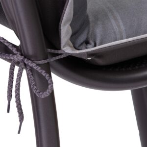Blumfeldt Prato, čalúnená podložka, podložka na stoličku, podložka na nižšie polohovacie kreslo, na záhradnú stoličku, polyester, 50 × 100 × 8 cm