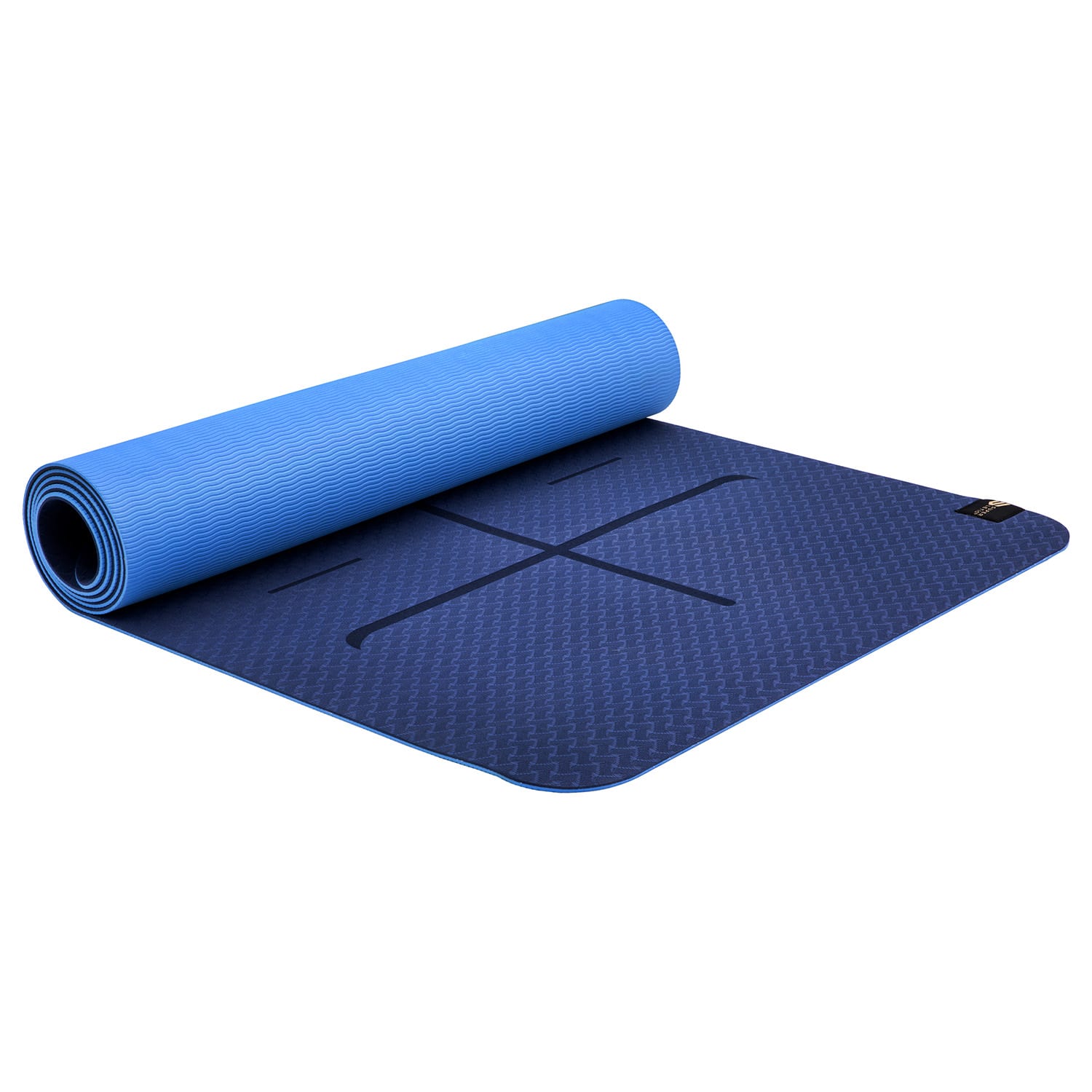 Capital Sports Ojas Professional, podložka na jogu, 183 x 0,5 x 61 cm, TPE, postojové čiary – Obrázok 3