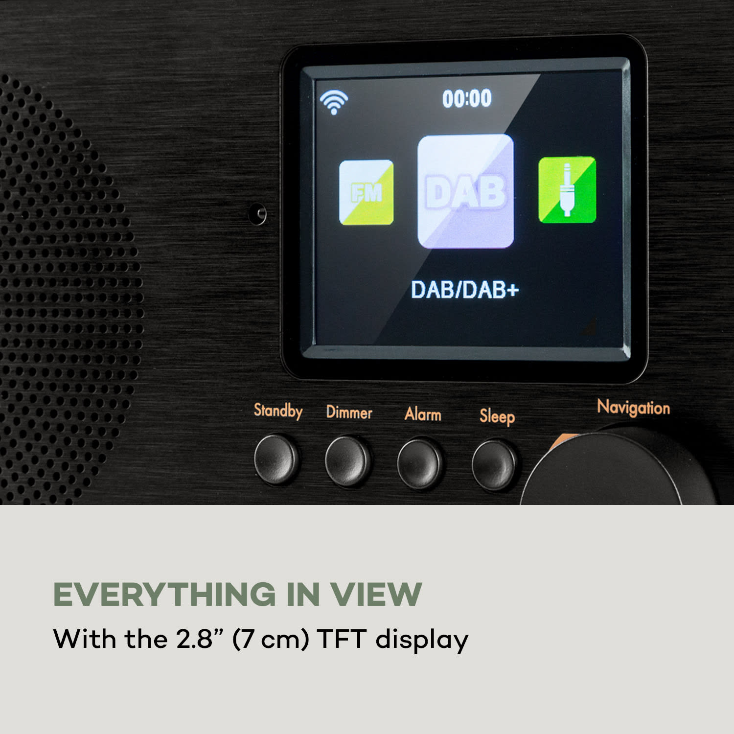 Auna Silver Star Mini Two, internetové DAB+/FM rádio, WiFi, BT, TWS reproduktor – Obrázok 2