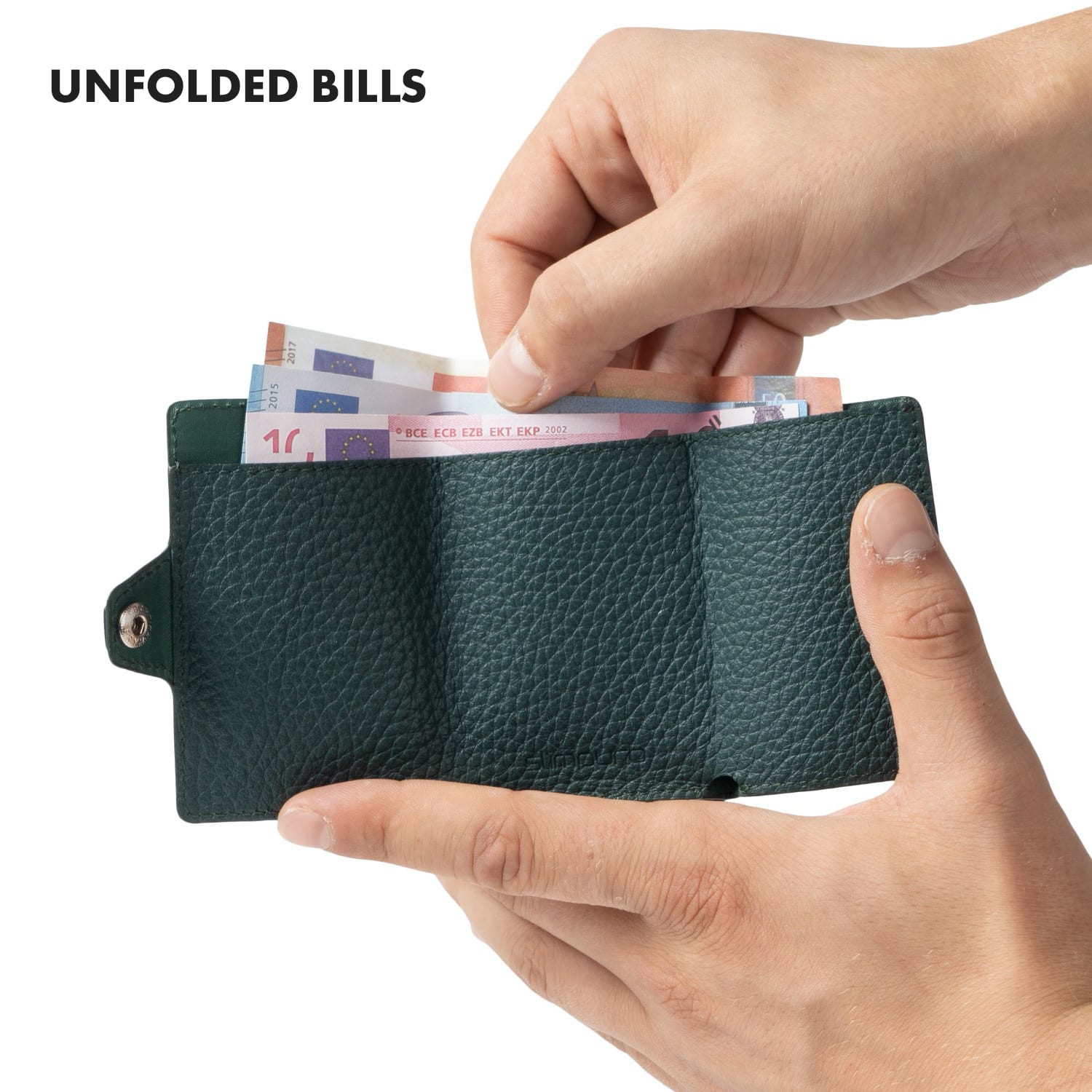 Slimpuro ZNAP Slim Wallet, 12 kariet, priehradka na mince, 8,9 x 1,8 x 6,3 cm (Š x V x H), ochrana RFID