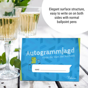 Spielehelden Lov na autogramy 10 otázok o vlastnostiach 50 ks. DIN A5 hravá  potlač