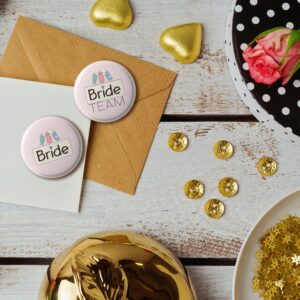 Spielehelden Odznaky Sweet Bride Dievčenská rozlúčka so slobodou 12 odznakov 5,6 cm extra veľké Darček na dievčenskú rozlúčku so slobodou