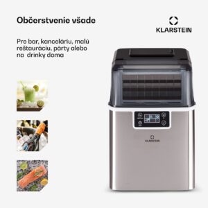 Klarstein Chios, výrobník ľadu, 20 kg/24 h, Auto-Clean, nádrž 3,2 l