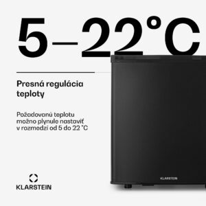Klarstein Happy Hour 45, mini chladnička, minibar, chladnička na nápoje, 45 l, 26 dB