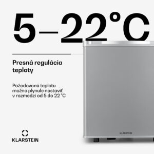 Klarstein Happy Hour 45, mini chladnička, minibar, chladnička na nápoje, 45 l, 26 dB