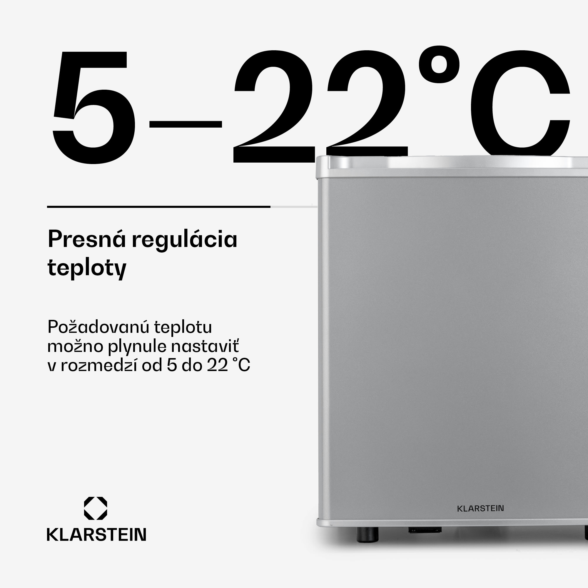 Klarstein Happy Hour 45, mini chladnička, minibar, chladnička na nápoje, 45 l, 26 dB