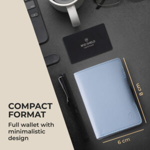 Slimpuro ZNAP Slim Wallet, 8 kariet, priehradka na mince, 8,9 x 1,5 x 6,3 cm (Š x V x H), ochrana RFID