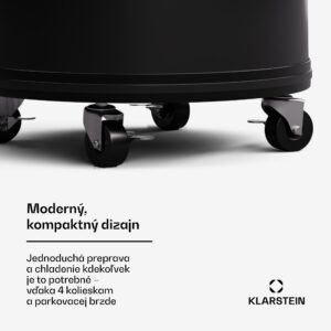 Klarstein Mr. Barbot 75, chladnička na nápoje, barová chladnička, 75 litrov, 0-16 °C, mobilná
