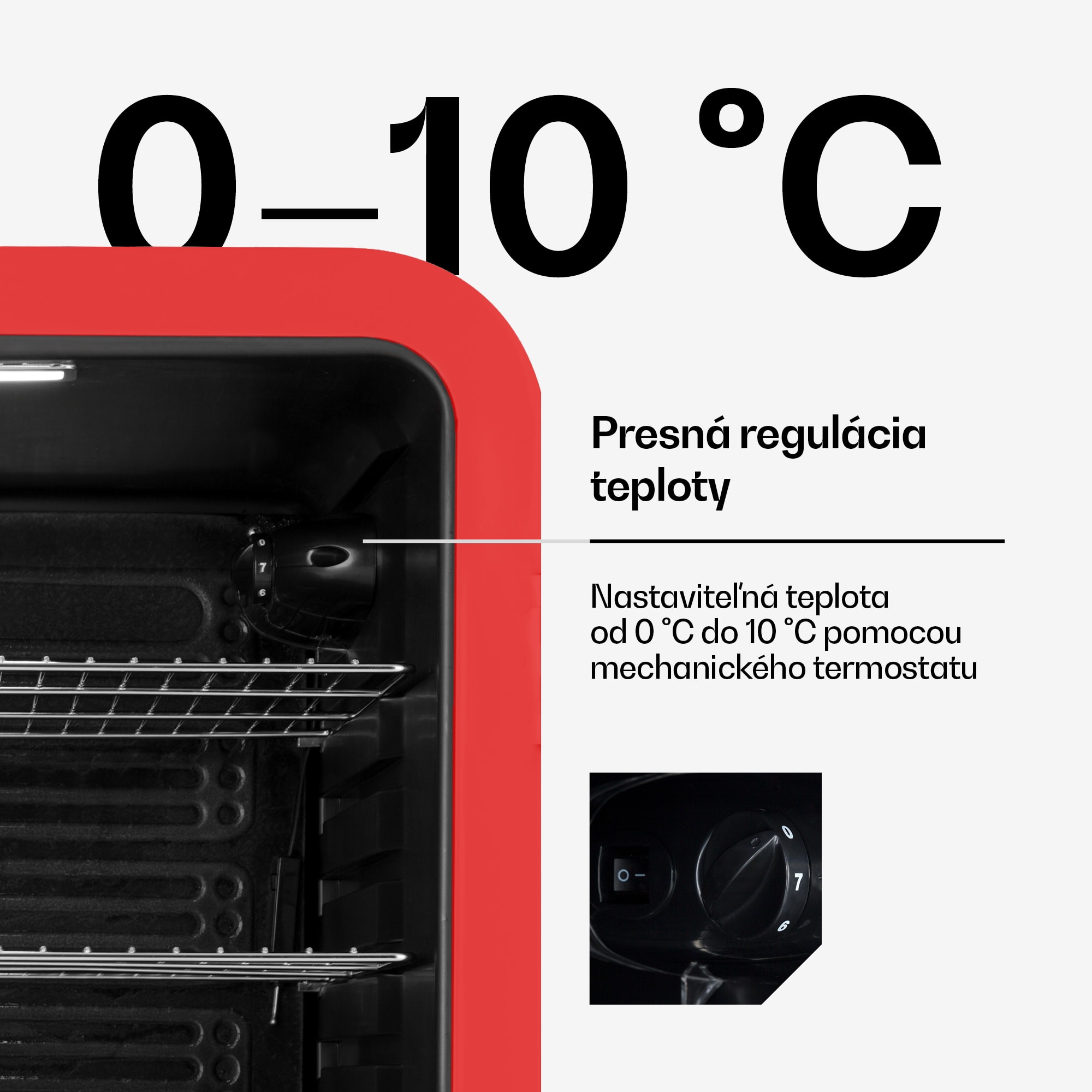 Klarstein PopLife, chladnička na nápoje, chladnička, 115 l, 0-10°C, retro dizajn