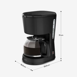 Klarstein Velaire kávovar na filtrovanú kávu | 1,25 litra | Funkcia udržiavania teploty | 900 W | 10 šálok