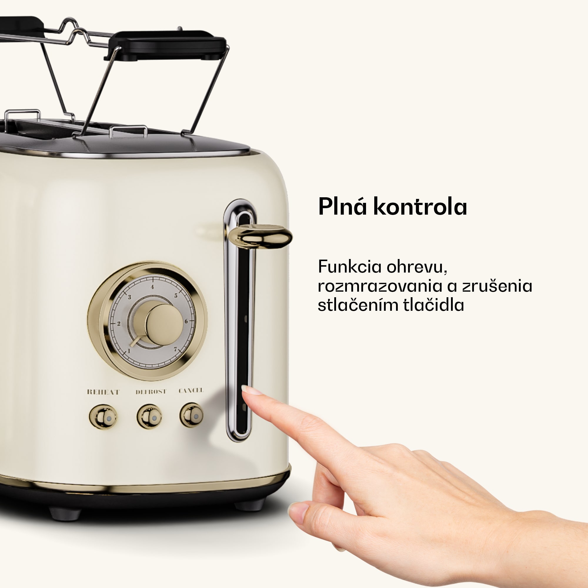 Klarstein Victoria hriankovač | Hriankovač na 2 krajce | 800 W | 7 úrovní opečenia | Ohrievač žemlí – Obrázok 2