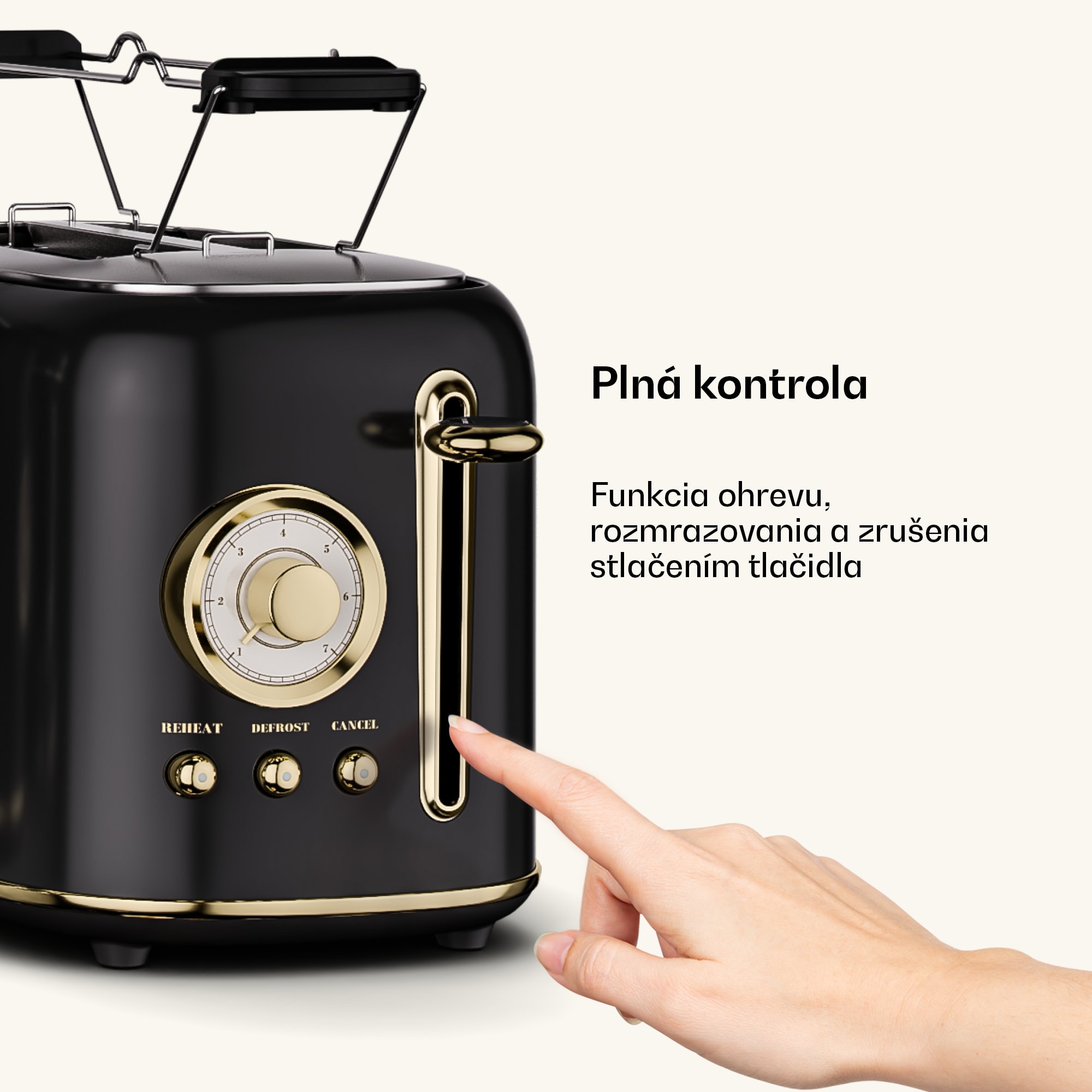 Klarstein Victoria hriankovač | Hriankovač na 2 krajce | 800 W | 7 úrovní opečenia | Ohrievač žemlí – Obrázok 2