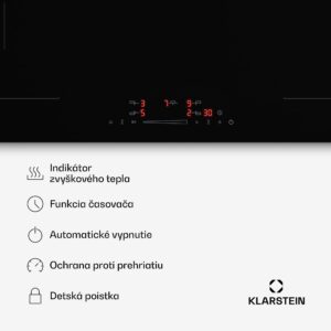 Klarstein HaloSync indukčná varná doska s digestorom| 5 varných zón | 11400 W | 632 m³/h | 90 cm