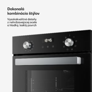 Klarstein Verosteel vstavaná rúra | 45 cm | 49 litrov | energetická trieda A | 2000 W | čierna