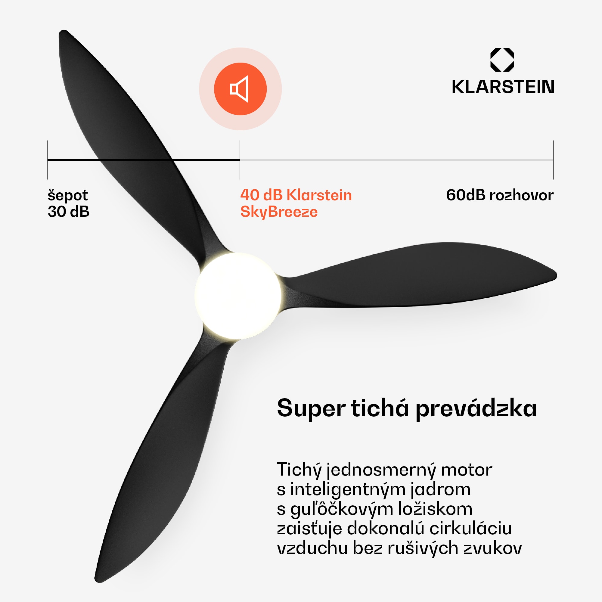 Klarstein SkyBreeze inteligentný stropný ventilátor so svetlom | 132 cm | 27 W | Tichý | LED | Drevo – Obrázok 2