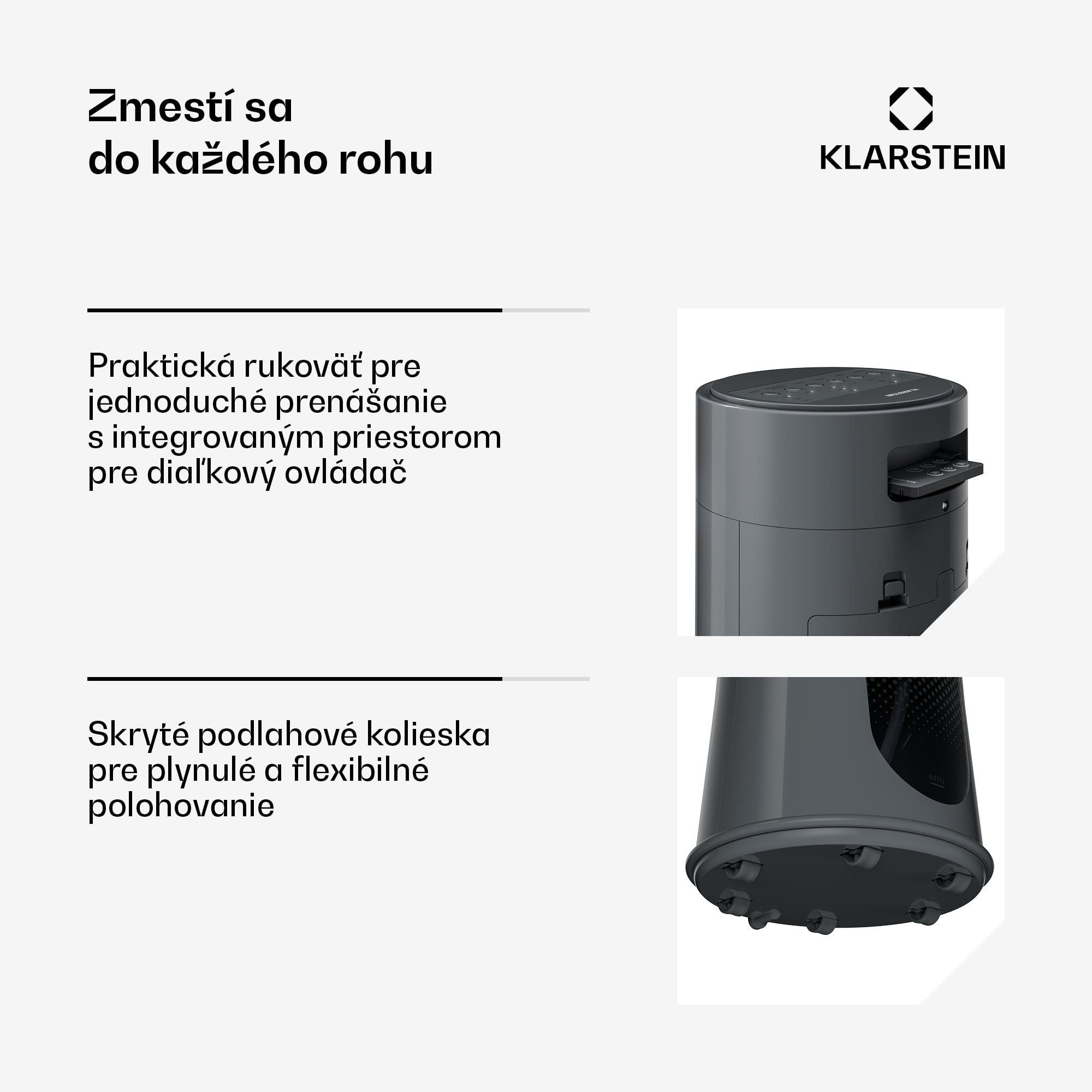 Klarstein Frost ochladzovač vzduchu s vodným chladením | 200 m³/h | 7 l | 20 m² | 2 chladiace balíky | 4 režimy | 45 W – Obrázok 3