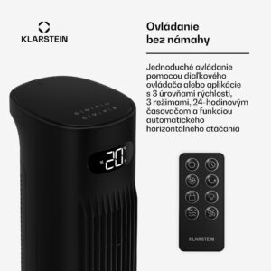 Klarstein Polar inteligentný ochladzovač vzduchu s vodným chladením | 300 m³/h | 5 l | 30 m² | 3 režimy | 75 W