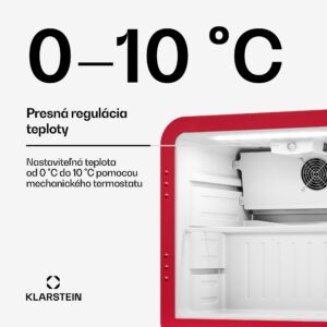 Klarstein Audrey Evo chladič nápojov | 39 x 38 cm | LED vnútorné osvetlenie | 75 W | 42 dB