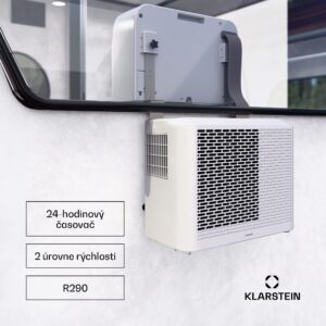 Klarstein Chillavan mobilná klimatizácia pre karavany | 5000 BTU | 33 cm | 12,2 m² | Trieda energetickej účinnosti A