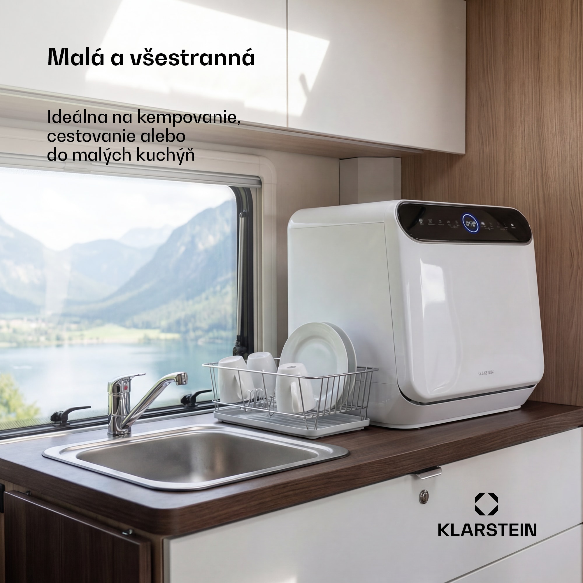Klarstein Oceana stolová umývačka riadu | 7 programov | Technológia Aqua-Stop | 860 W | 42 cm – Obrázok 2