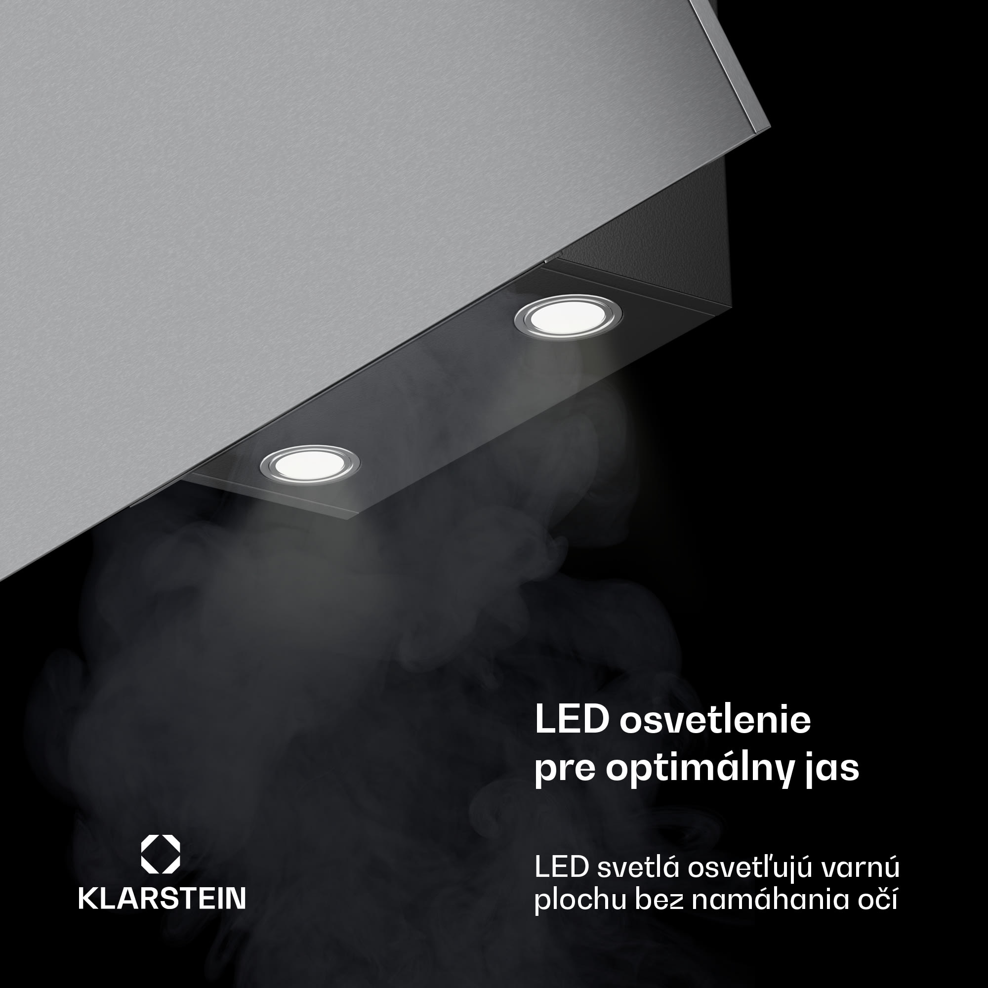 Klarstein Silver Lining šikmý digestor | Režimy odsávania a recirkulácie | Vysokokvalitný dizajn | 597 m³/h | 90 cm – Obrázok 2